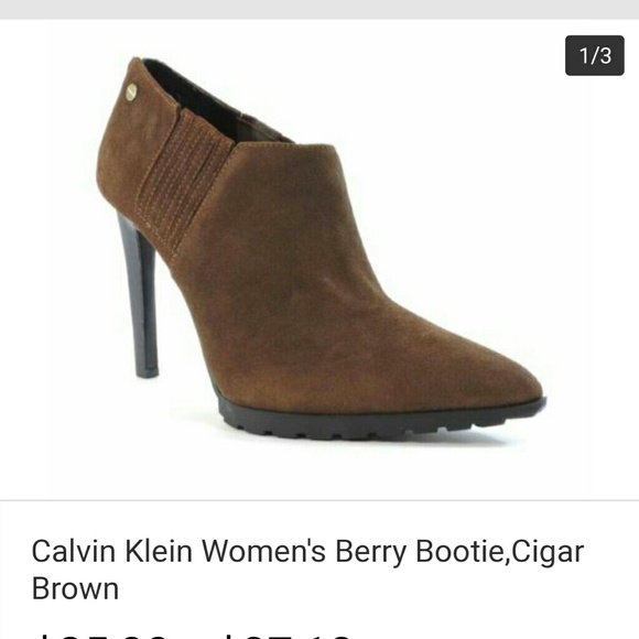 Calvin Klein Shoes - CALVIN KLEIN SUEDE BOOTIES